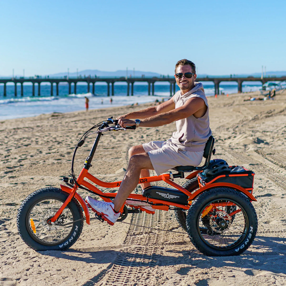 Arisetan II M-360 Semi-Recumbent eTrike-4