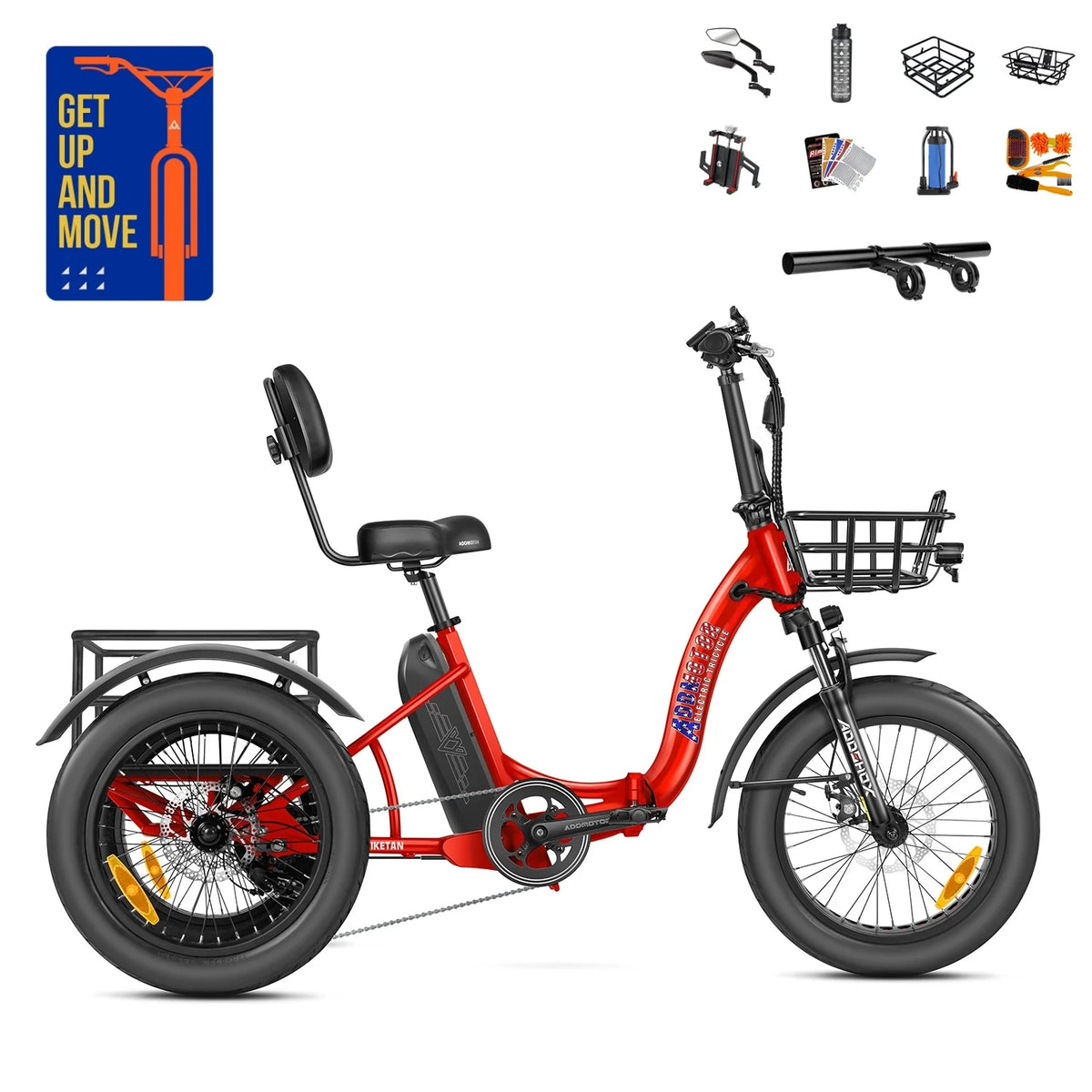 Triketan M-330F Folding E-Trike-3