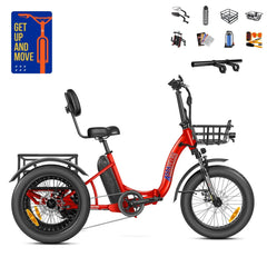 Triketan M-330F Folding E-Trike-3