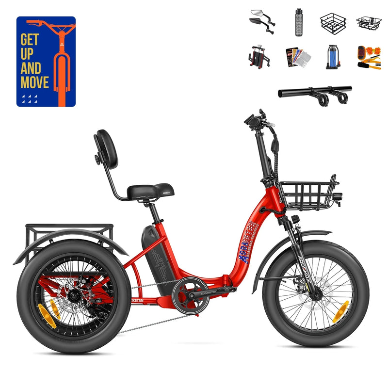 Triketan M-330F Folding E-Trike-3